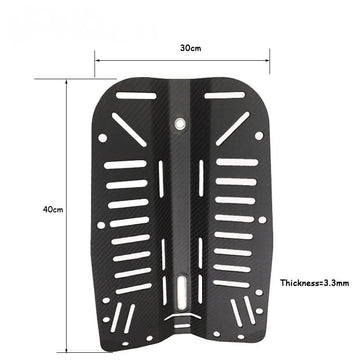 Carbon Fiber Scuba Diving Technic Backplate Diver BCD Plate Light Weight